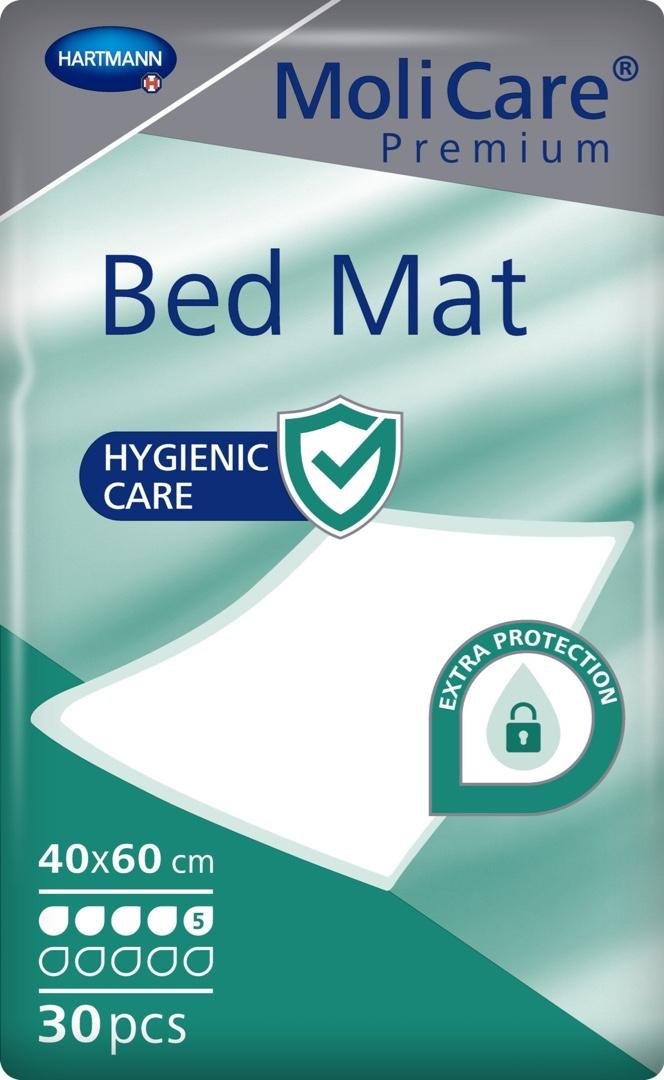 MoliCare Bed Mat 5 kapek 60x40cm—Podložka absorpční 30 ks