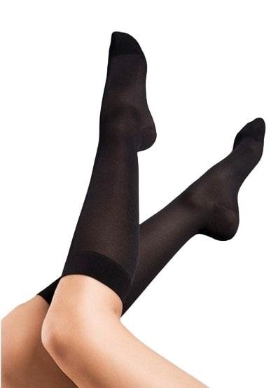 Kompresní legíny + kompresní podkolenky Anabelle—Velikost XXXL, barva černá