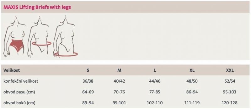 Stahovací kalhotky

 MAXIS Lifting Briefs—Velikost XXL, barva tělová