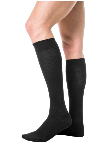 Zdravotní podkolenky medi Swing Cotton—Velikost I, barva černá