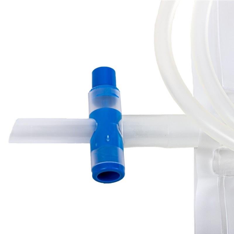 Urinální sáček s dolní křížovou výpustí—2000 ml, délka hadice 120 cm, sterilní, 10ks