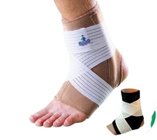 Ortéza hlezenní 1008B se spirálovou výstuží - XL—Bílo-černá