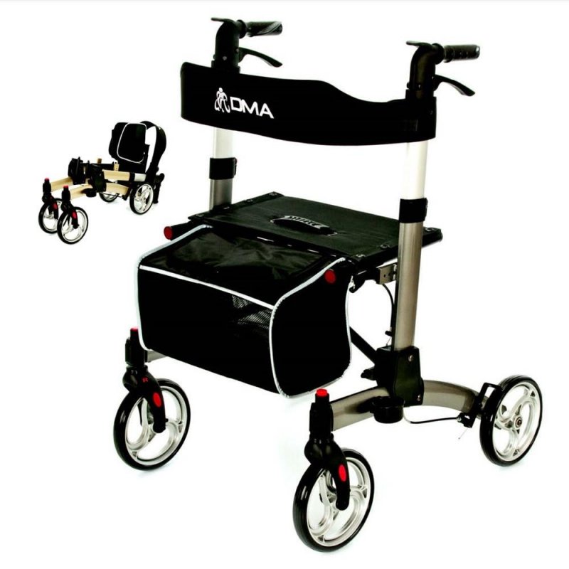 Čtyřkolové chodítko 104—Barva champagne