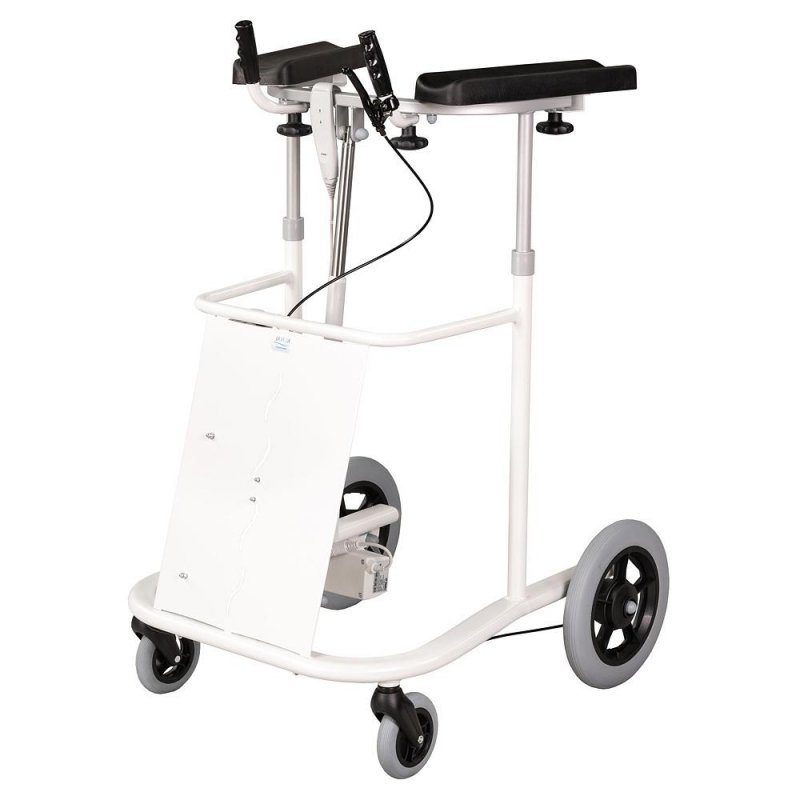 Chodítko s elektrickým zdvihem 208 EL OUTDOOR—S polstrovanými předloketními opěrami