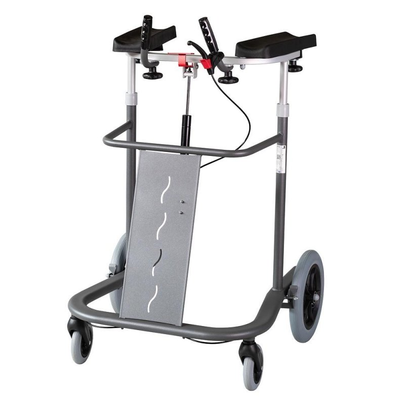 Chodítko s plynovým pístem 208 OUTDOOR—S polstrovanými předloketními opěrami