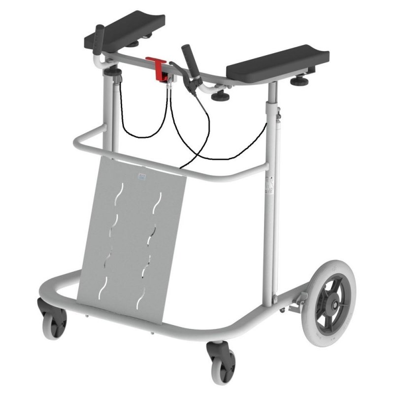 Chodítko s plynovým pístem 208 WHD OUTDOOR—S polstrovanými předloketními opěrami