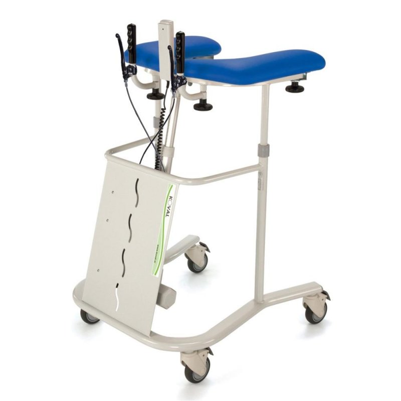 Chodítko s elektrickým zdvihem a brzdami 204 EL B—Podpůrná polstrovaná deska, nastavitelná výška, brzdy