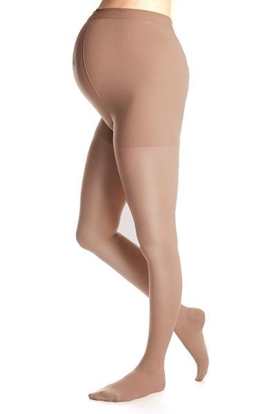 Punčochové kalhoty MAXIS BRILLANT II.KT—Těhotenské, velikost 3, barva bronz, délka normal, se špicí