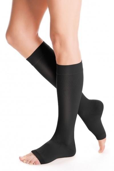 Lýtkové punčochy MAXIS BRILLANT (II.KT)—Velikost 2, barva černá, délka krátká, bez špice