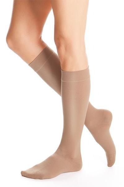 Lýtkové punčochy MAXIS BRILLANT (II.KT)—Velikost 4, barva bronz, délka normal, se špicí