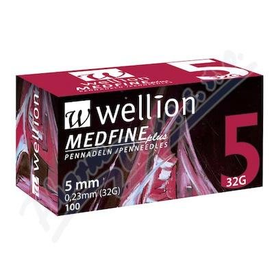 Wellion Medfine Plus jehly pro inz. pera - 32G—5 mm, 100 ks