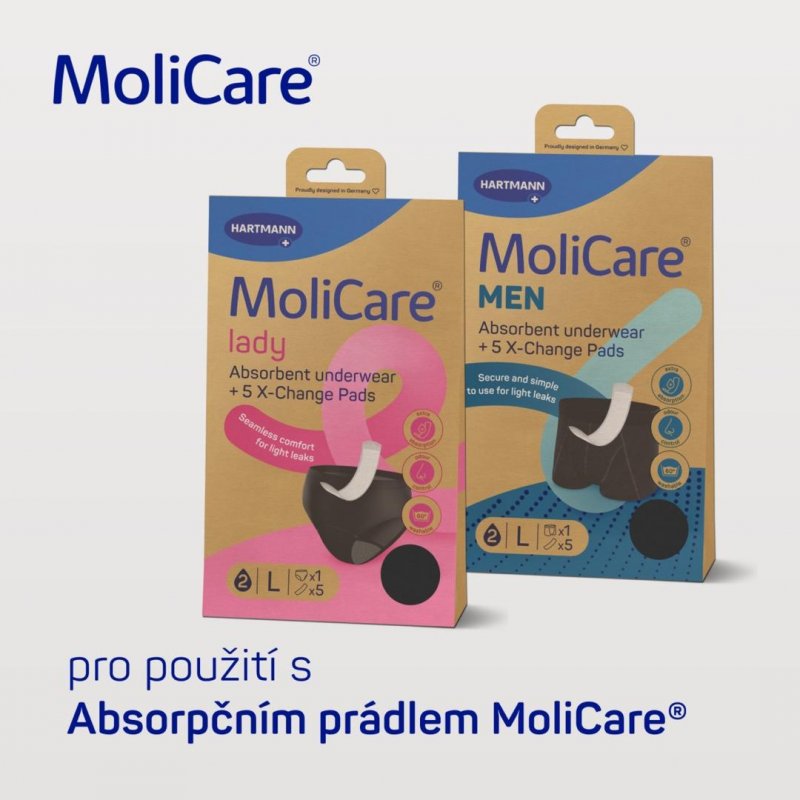 MoliCare X-Change vložky pro absorpční prádlo—20ks
