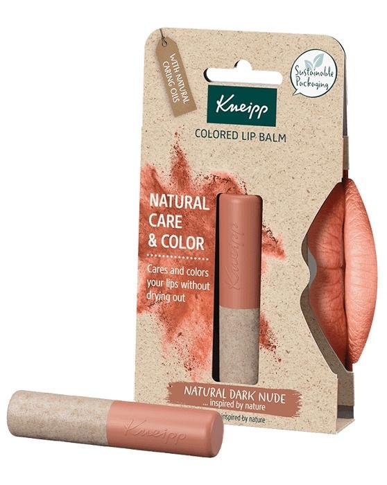 Kneipp barevný balzám na rty Natural Dark Nude—1ks