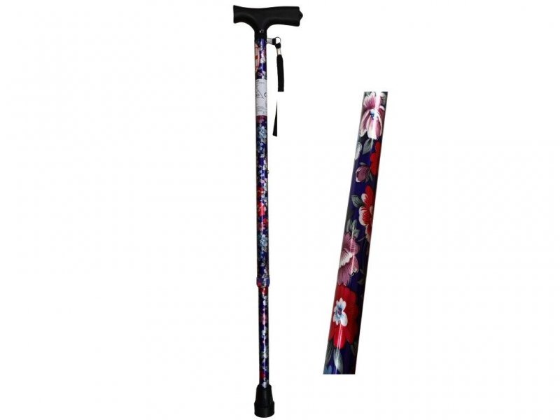 Vycházková hůl AT51115—Vzor květinový