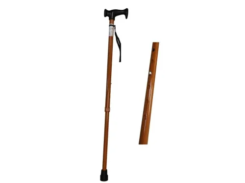 Vycházková hůl AT51115—Vzor dřevo