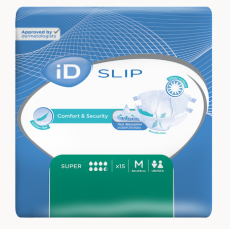 iD Slip Medium Super N9—Kalhotky absorpční plenkové 15 ks