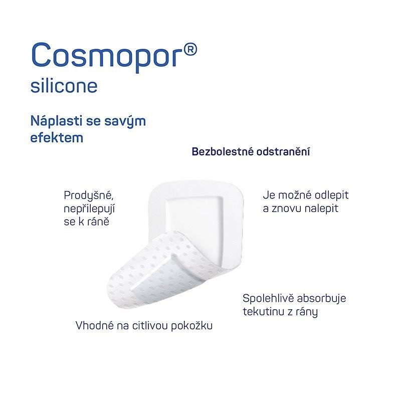 Cosmopor Silicone—7,2 x 5 cm, 5ks