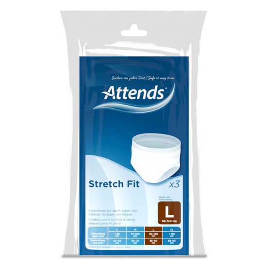 Attends Stretch Fit Pants L—Kalhotky fixační bez nohaviček 1 ks