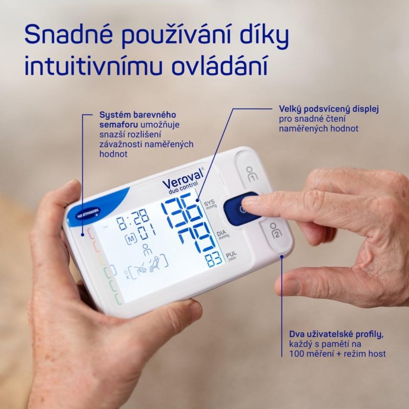 HARTMANN Veroval duo control connect pažní tlakomě—Pažní tlakoměr, Dárkové balení