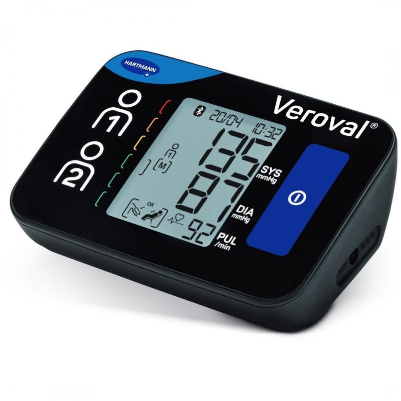 HARTMANN Veroval compact +—connect digitální pažní tlakoměr s adaptérem