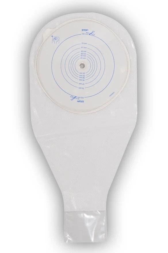 Sáček Stomadress 1D výpustný—Velkoobjemový, průhledný, 8-100 mm, 10 ks