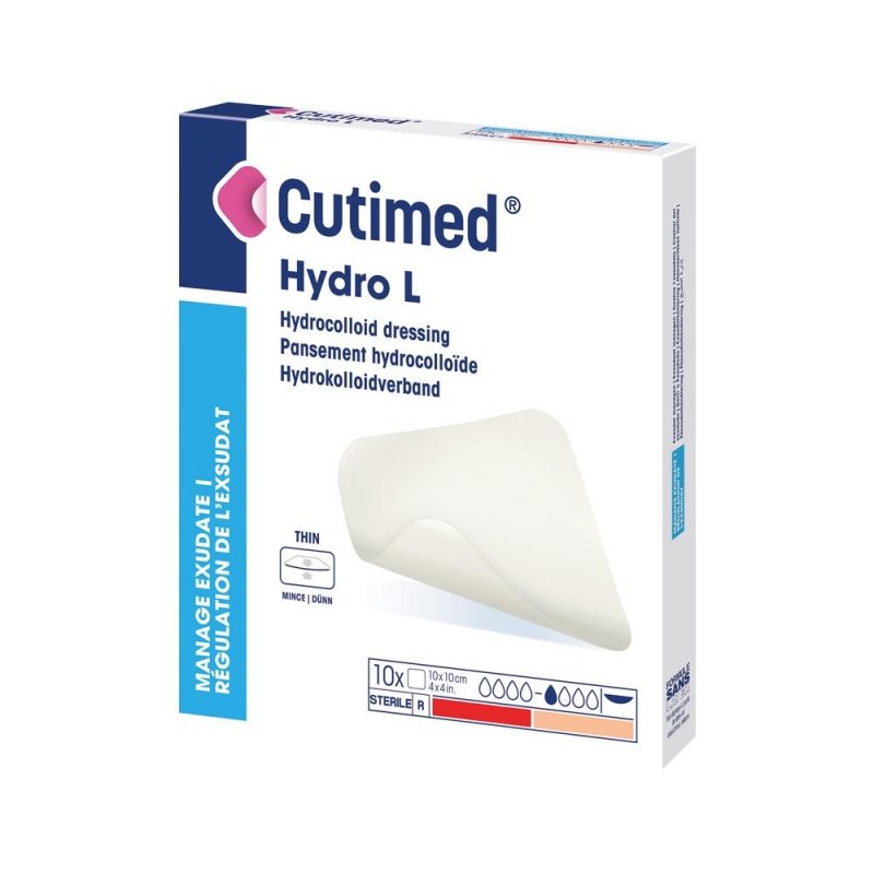 Hydrokoloidní krytí CUTIMED HYDRO LITE—7,5 cm x 7,5cm, 10ks