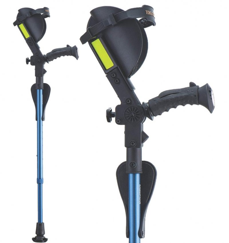 Ergonomická berle Ergobaum Junior—Barva modrá