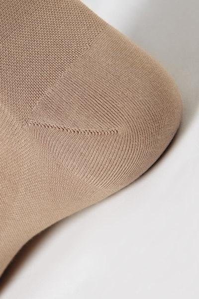 Lýtkové punčochy MAXIS COTTON (II.KT)—Velikost 6, barva bronz, délka normal, se špicí