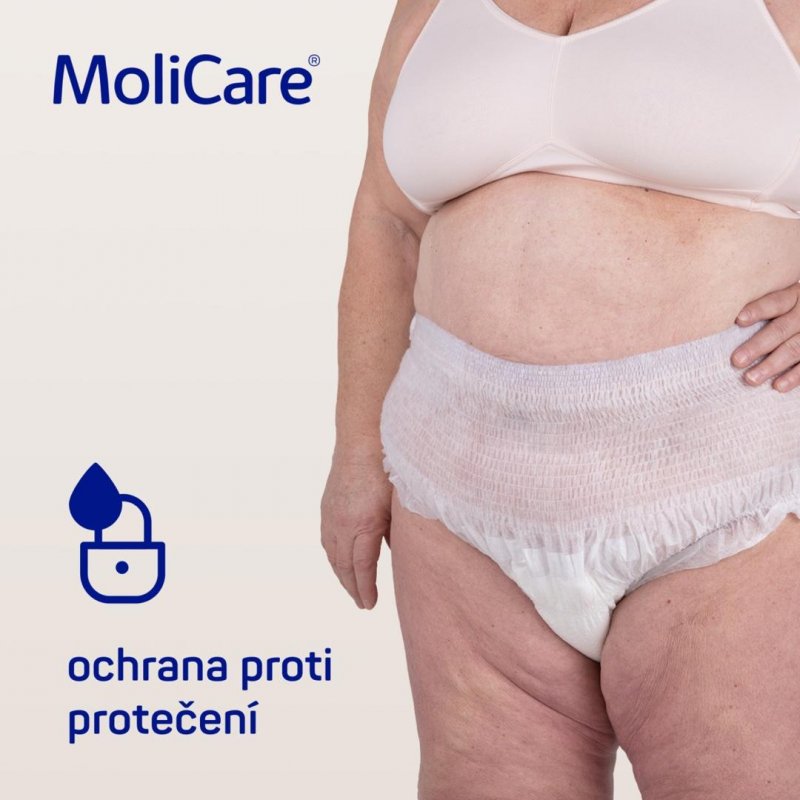 MoliCare Mobile 6 kapek XXL—Kalhotky natahovací absorpční prodyšné 14 ks