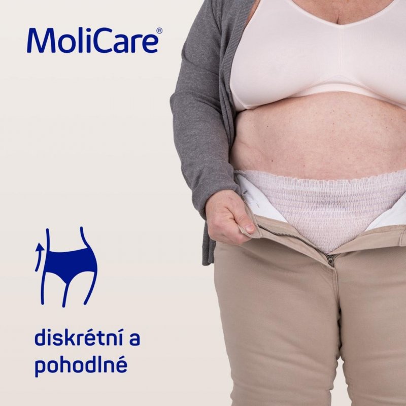MoliCare Mobile 6 kapek XXL—Kalhotky natahovací absorpční prodyšné 14 ks