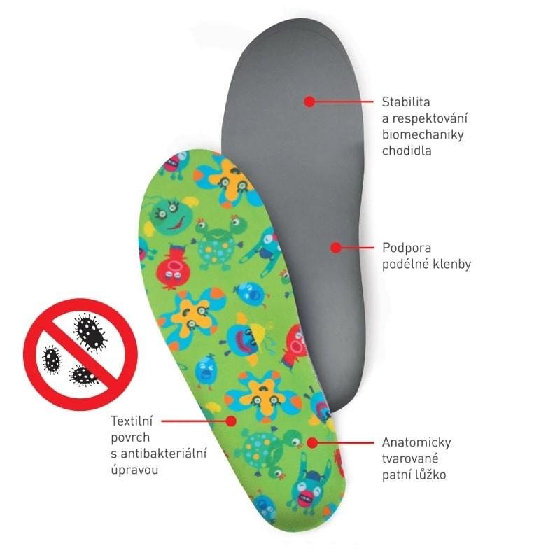 014 Vložky s patním lůžkem dětské č.27-28