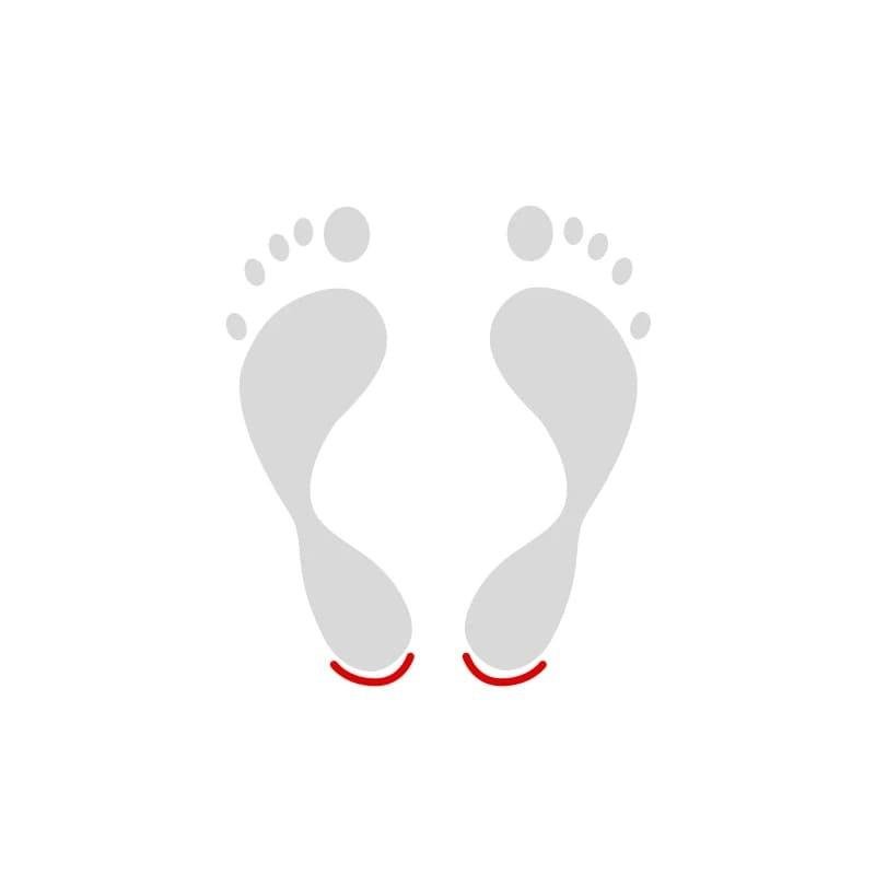 016 Patičky samolepicí černé