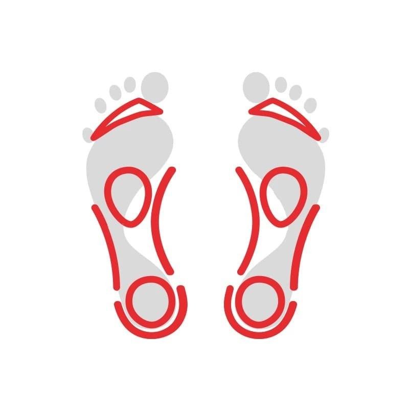 053 Vložky ortopedické pro patní ostruhu pánské—Velikost 41