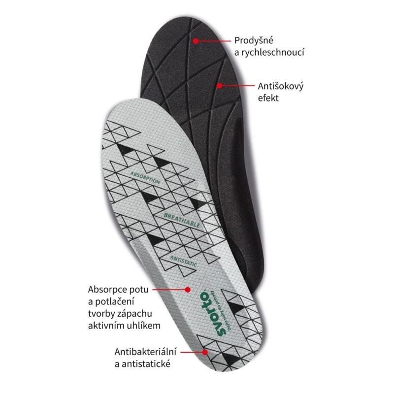 057 Stélky antibacterial s paměťovou pěnou č.45-46