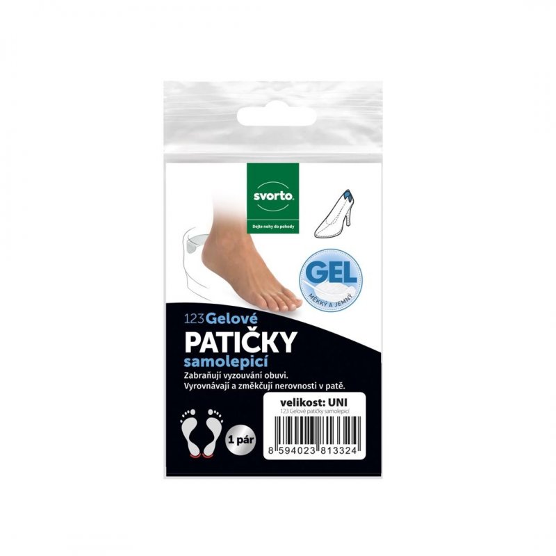 123 Gel. patičky samolepicí
