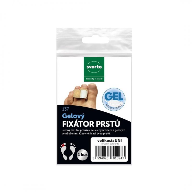 137 Gel. fixátor prstů