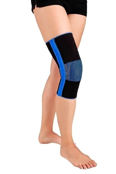 Panop ortéza kolenního kloubu PAN 7.17 - XXL—Návleková krátká kolenní ortéza s pružinovými výztuhami úpletová