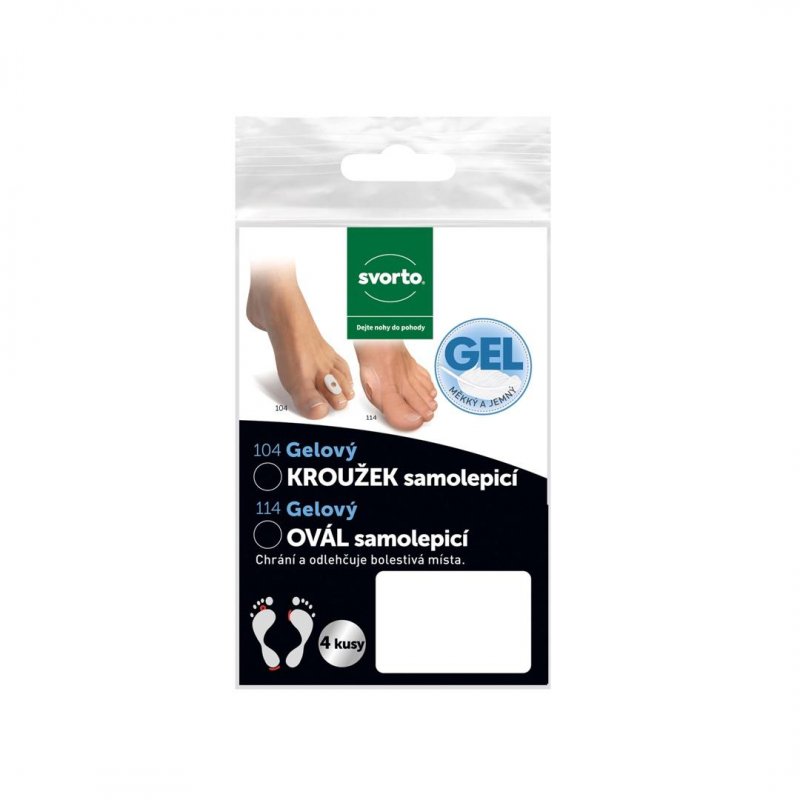 104 Gel. kroužek samolepící