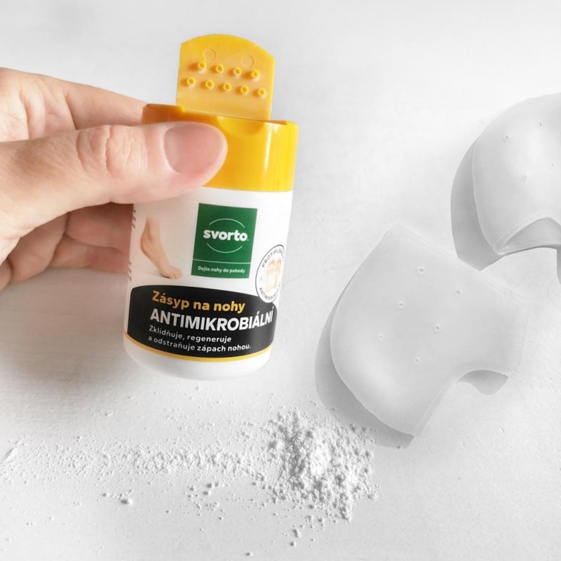 302 Zásyp na nohy ANTIMIKROBIÁLNÍ 50g