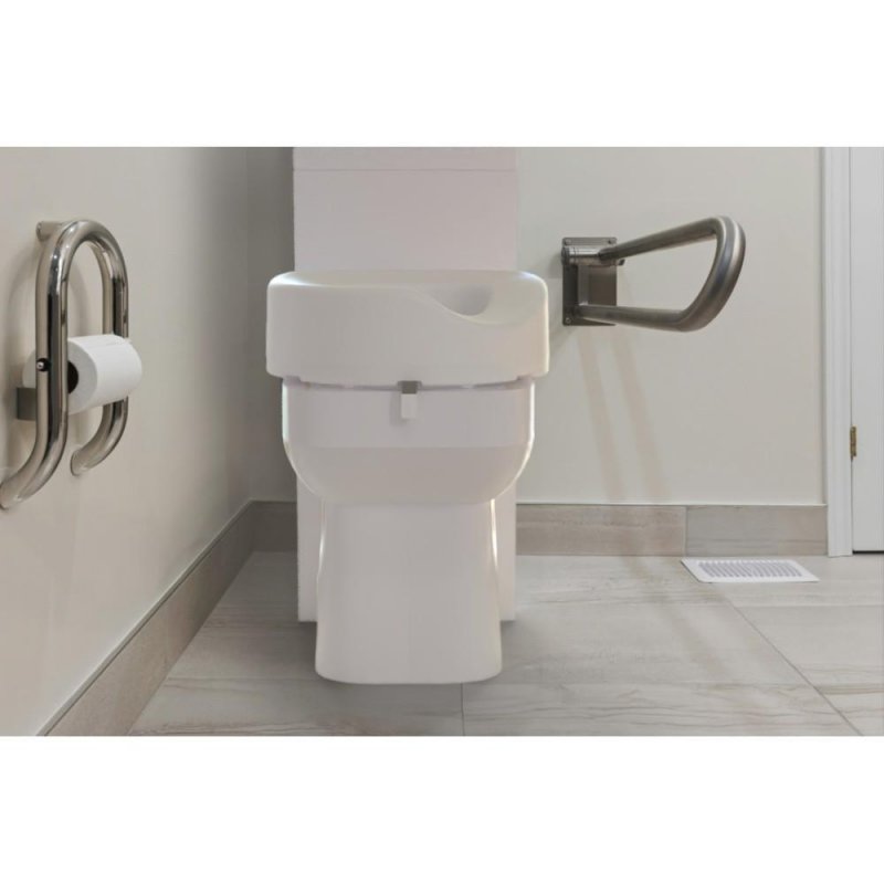 Nástavec na WC zkosený levý Ashby LHS 66274—Výška 15 cm, Levá noha