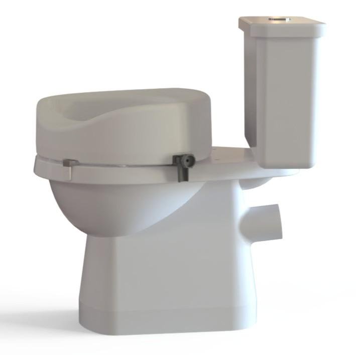 Nástavec na WC zkosený levý Ashby LHS 66274—Výška 15 cm, Levá noha