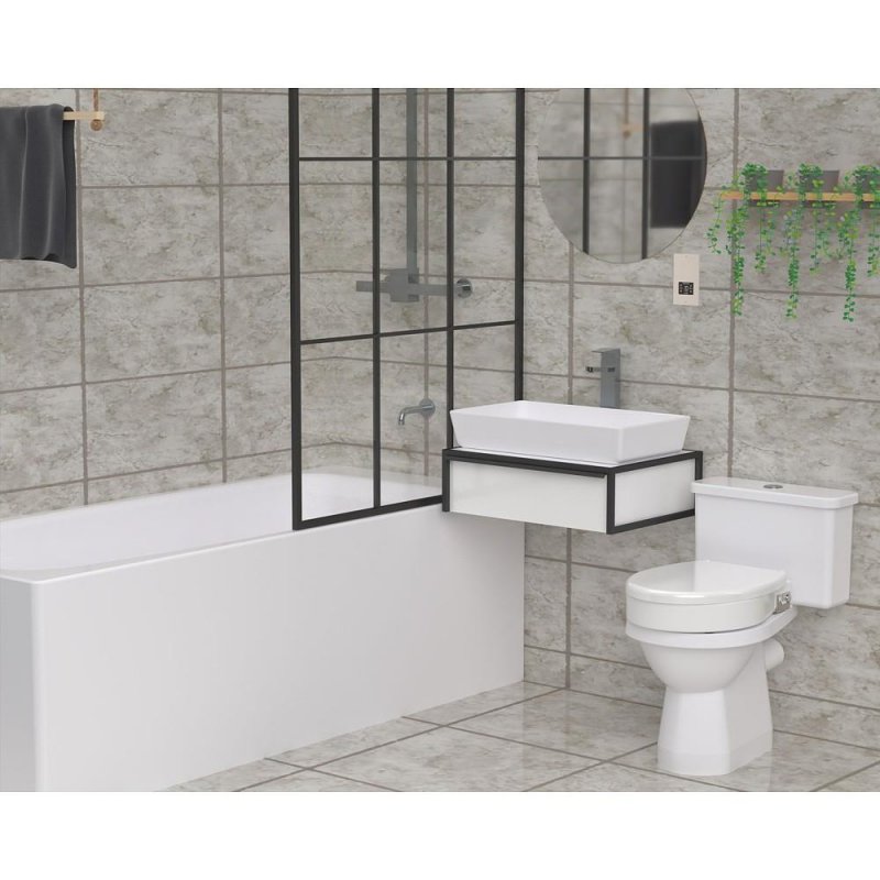 Nástavec na WC Ashby Lift Oval 66294—Výška 7,5 cm