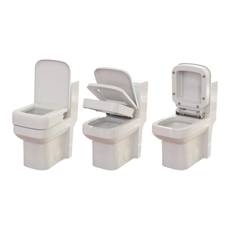 Nástavec na WC ASHBY LIFT STRAIGHT 66394—Výška 7,5 cm