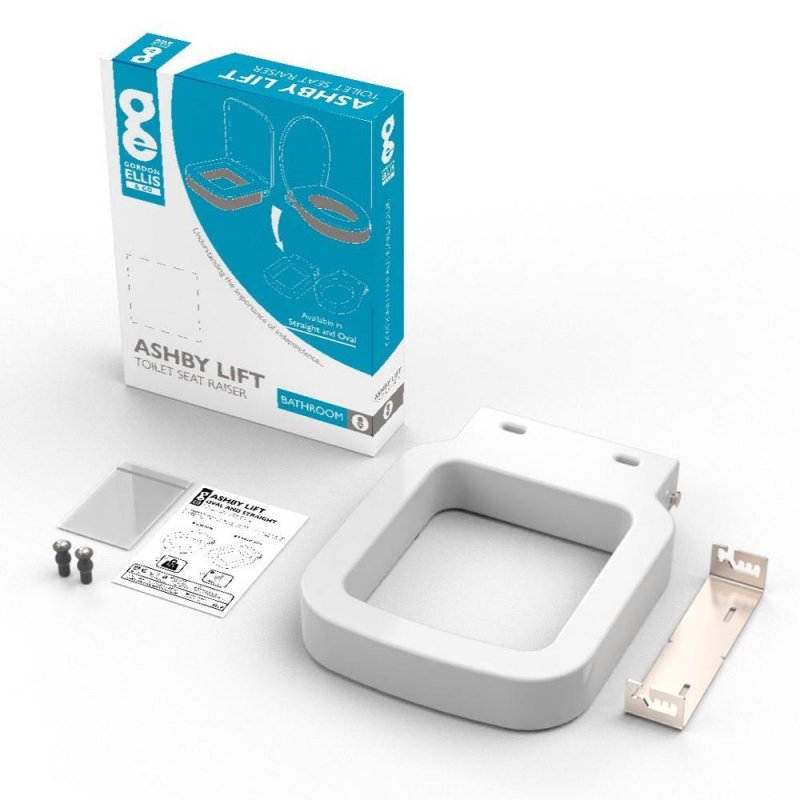 Nástavec na WC ASHBY LIFT STRAIGHT 66394—Výška 7,5 cm