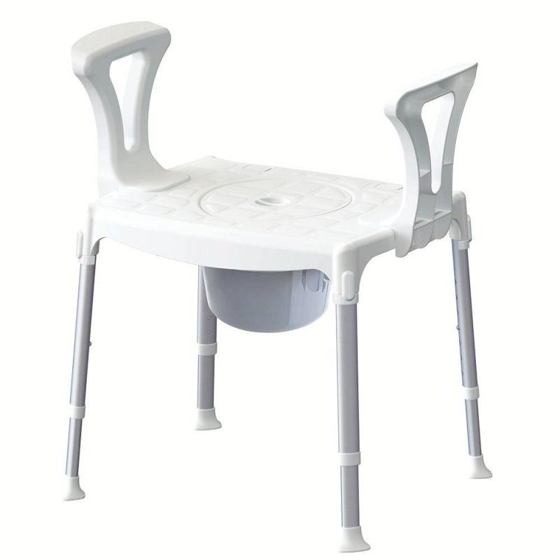 Toaletní židle 4v1EH-CMDA - Bílá—S madly