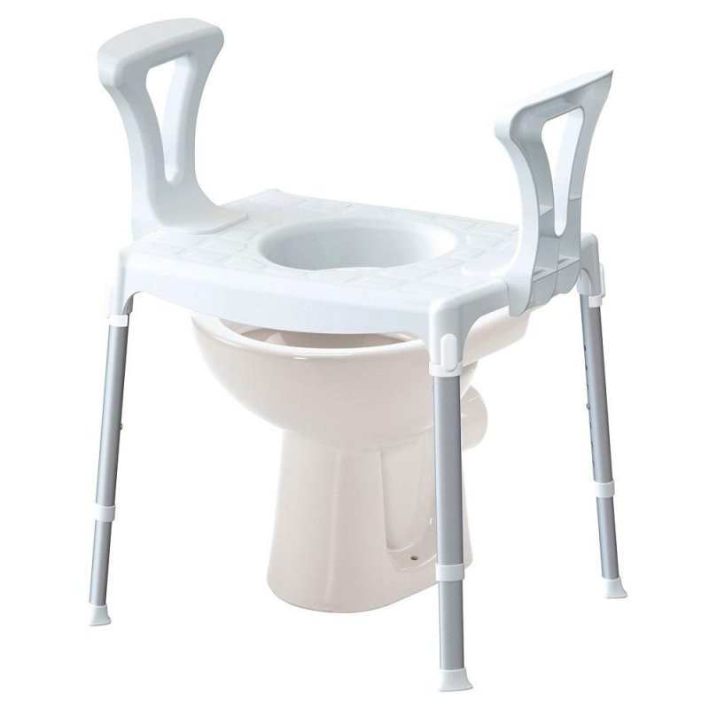 Toaletní židle 4v1EH-CMDA - Bílá—S madly