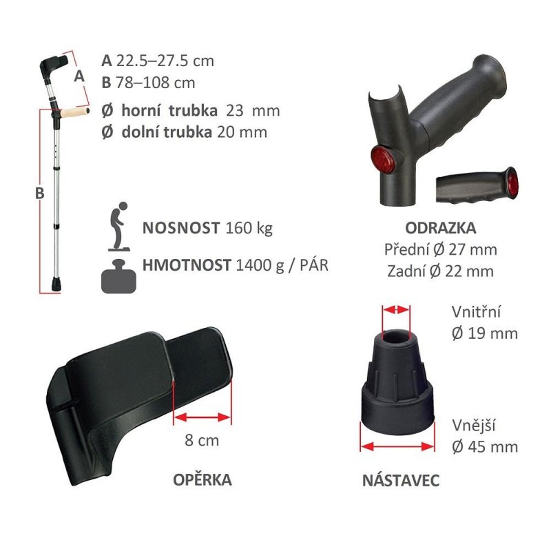 Francouzská berle vysoká 332 CSUEK BIG XL—Barva šedá