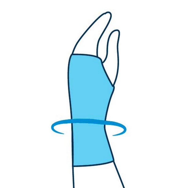 Ortéza zápěstí dětská MPK 100—Velikost T1 - obvod zápěstí: 10-12 cm