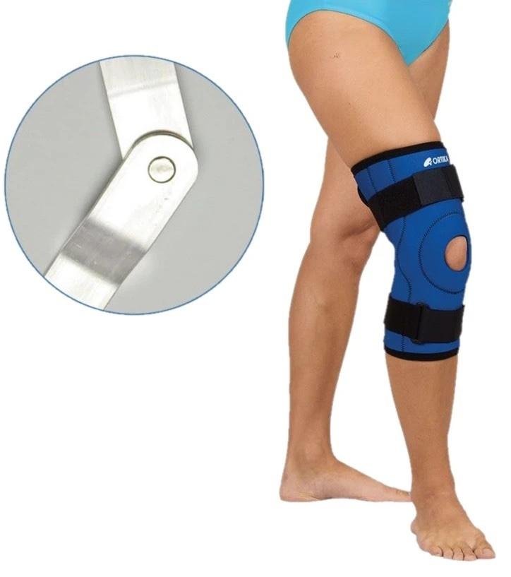 Ortika ortéza kolenního kloubu OR 7B - XS—Návleková ortéza krátká s jednoosým duralovým kloubem