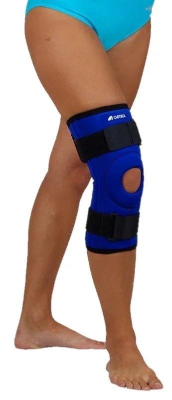 Ortika ortéza kolenního kloubu OR 33 - XS—Návleková ortéza s otvorem na čéšku s výztuhou